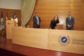 Toma de posesión de Sonia Osorio Algar como nueva Vicerrectora Adjunta de Formación para la Docencia y Atracción de Talento de la Universidad de Málaga. Edificio del Rectorado. Abril de 2024