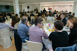 Intervención de Antonio Ramírez de Arellano. Desayuno Informativo de Aula Magna con motivo de su XX Aniversario. Consejo de Estudios Sociales y Comercio de la Universidad de Málaga. Mayo de 2018