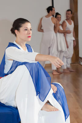 Representación de la obra "La Gaviota" de la compañía Mu Teatro. Paraninfo. Octubre de 2015