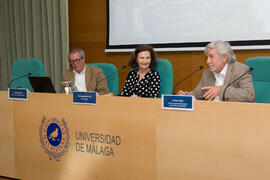 Fernando Rodríguez Lafuente, Guadalupe Fernández y Teodosio Fernández. Curso "La ciudad como...