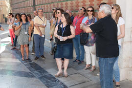 Visita guiada por el centro histórico. Olimpiada Española de Economía, Fase Nacional. Calle Santa...