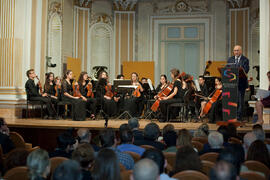 Presentación de la entrega de medallas del Ateneo. Teatro María Cristina. Abril 2015
