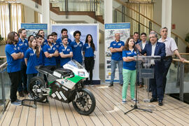 Presentación del proyecto "UMA Racing Team 2017/2018". Edificio del Rectorado. Junio de 2017