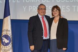 Toma de posesión de María del Carmen Romo Parra como profesora titular del Área de Trabajo Social y Servicio Sociales de la Universidad de Málaga. Paraninfo. Diciembre de 2022