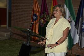 Margarita Jiménez Ruiz. Homenaje al personal jubilado de la Facultad de Ciencias Económicas y Empresariales. Campus de El Ejido. Septiembre de 2022