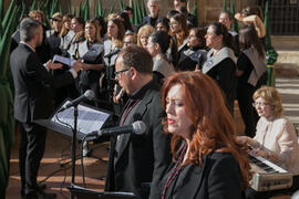 Coro Oficial de la Universidad de Málaga. Acto de la Hermandad de los Estudiantes en la Catedral....