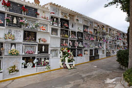 Entierro de Eugenio Chicano. Cementerio de Vélez-Málaga. Noviembre de 2019