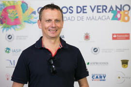 Andy Fitze en photocall. Curso "La buena Inteligencia Artificial". Cursos de Verano de ...