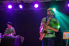 Concierto de "Eskarnia". Espectáculo benéfico en los Cursos de Verano de la Universidad de Málaga. Marbella. Julio de 2018