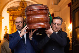 Entierro de Eugenio Chicano. Cementerio de Vélez-Málaga. Noviembre de 2019