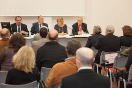 Inauguración curso de farmacología de la Universidad de Málaga. Colegio de Médicos. Málaga. Enero...