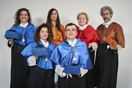 Foto de grupo. Toma de posesión del Rector de la Universidad de Málaga y su equipo de gobierno. Paraninfo. Marzo de 2024