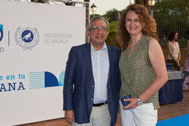 Homenaje al personal jubilado o que cumple 25 años de servicio en la Universidad de Málaga. Jardí...