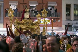 Santo Cristo Coronado de Espinas. Estación de Penitencia de la Hermandad de los Estudiantes. Málaga. Marzo de 2018