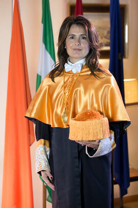 Retrato de Ana José Cisneros Ruiz, Vicedecana de Ordenación y Coordinación Académica de la Facultad de Económicas. Facultad de Ciencias Económicas y Empresariales. Marzo de 2016