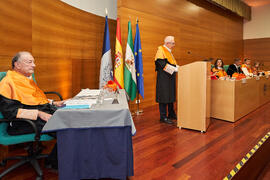 Laudatio de José Sánchez Maldonado. Investidura de Jorge Martínez-Vázquez como Doctor "Honoris Causa" por la Universidad de Málaga. Edificio del Rectorado. Julio de 2025