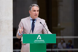 Intervención de Elías Bendodo en la inauguración de la exposición "Eugenio Chicano Siempre&q...