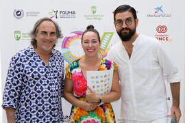 Manu Sánchez, Selu García Cossío y Tamara Harillo. Curso "30 años de Carnaval de Cádiz, máxi...