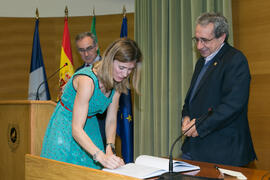 Toma de posesión de Cristina Monereo Atienza como nueva profesora titular del Departamento de Der...