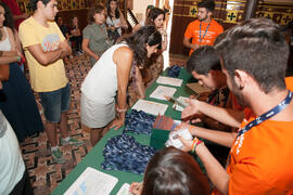 Entrega de acreditaciones. Olimpiada Española de Economía, Fase Nacional. Sala Unicaja de Concier...