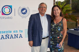 José Ángel Narváez y Beatriz Lacomba. Homenaje al personal jubilado o que cumple 25 años de servi...