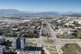 Vista aérea general. Campus de Teatinos. Diciembre de 2016