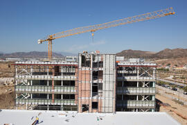 Construcción del Instituto de Hortofruticultura Subtropical y Mediterránea. Campus de Teatinos. Septiembre de 2016