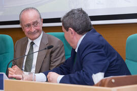 Francisco de la Torre y Juan Manuel Bonet. Acto de clausura del curso "La ciudad como arquet...