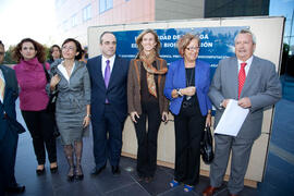 Visita oficial de la Ministra Cristina Garmendia al nuevo edificio de Bioinnovación de la UMA ubi...