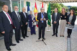 Inauguración de la Oficina de la Universidad de Sharjah, Emiratos Árabes. Jardín Botánico. Noviem...