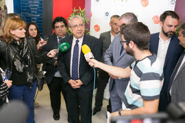 José Ángel Narváez. IV Feria de Empleo de la Universidad de Málaga. Escuela Técnica Superior de Ingenierías Industriales. Mayo 2018