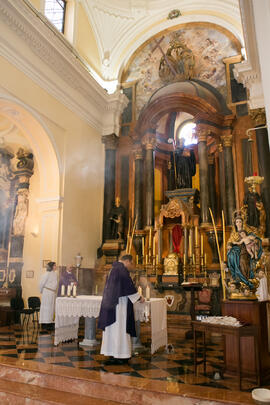 Misa de Lunes Santo. Iglesia de San Agustín. Marzo de 2018