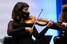 Violinista. Concierto de Bandas Sonoras de la 31 edición de Fancine de la Universidad de Málaga. ...