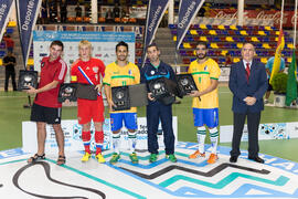 Premio al Equipo Ideal masculino. Acto de clausura y entrega de medallas. 14º Campeonato del Mund...