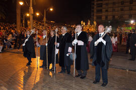 Adelaida de la Calle, José Manuel Roldán y Antonio Ramírez de Arellano junto a otros representant...