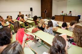 Intervención de Felisa Ramos. Graduación en el CIE de la Universidad de Málaga. Centro Internacio...