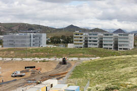 Construcción de la nueva Facultad de Psicología. Campus de Teatinos. Abril de 2018