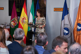 Intervención de Macarena Parrado. Inauguración del mural de Ángel Idígoras en la Facultad de Cien...