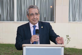 José Ángel Narváez en la presentación del árbol de Hipócrates donado por la isla de Kos. Facultad...