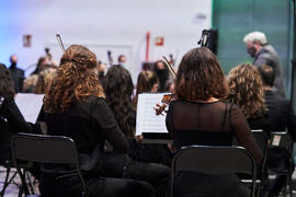 Violinistas. Concierto de Bandas Sonoras de la 31 edición de Fancine de la Universidad de Málaga....