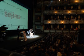 Concierto de Seiyu Oyama. Apertura del Curso Académico 2019-2020 de la Escuela Técnica Superior de Arquitectura de la Universidad de Málaga. Teatro Cervantes. Octubre de 2019