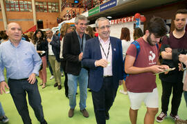 Pedro Montiel, José francisco Murillo y José Ángel Narváez visitan las Jornadas de Puertas Abiert...