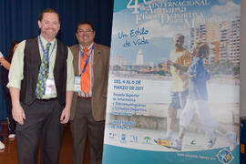 Wojtek Chodzko-Zajko y José Luis Sánchez Ollero. 4º Congreso Internacional de Actividad Físico-De...