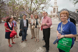 Visita anual de la conferencia de la RedOTRI en el centro histórico de Málaga. Junio de 2010