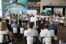 Presentación del I curso de verano "Mares de Andalucía". Puerto de Málaga. Julio de 2018