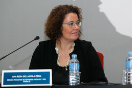 Ana Rosa del Águila. Décimo Aniversario de colaboración de la Universidad de Málaga y la Universidad Nacional de Incheon. Complejo de Estudios Sociales y Comercio. Octubre de 2019