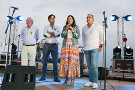 Elsa Marina Álvarez presenta el Festival Benéfico de los Baños del Carmen. Cursos de Verano de la Universidad de Málaga. Málaga. Julio de 2018