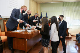 Entrega de premios. IV Encuentro "10Graduadxs10". Facultad de Ciencias Económicas y Empresariales. Mayo de 2021