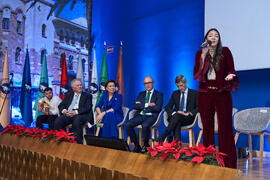 Actuación musical. Entrega de la distinción "Oikonomos" de la Facultad de Ciencias Económicas y Empresariales de la Universidad de Málaga. Paraninfo. Diciembre de 2024