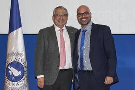 Toma de posesión de Alejandro Rojas Jiménez como profesor titular del Área de Filosofía de la Universidad de Málaga. Toma de posesión de nuevos catedráticos y profesores titulares de la Universidad de Málaga. Paraninfo. Noviembre de 2023